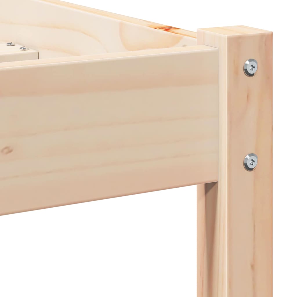 vidaXL Σκελετός Κρεβατιού με κεφαλάρι Καφέ 225,5 x 95,5 x 69,5 εκ.