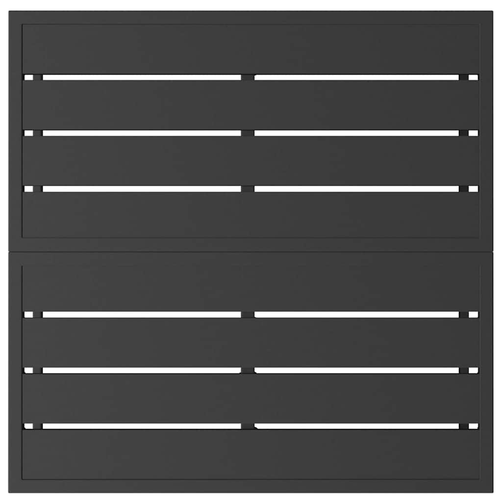 vidaXL Εξωτερικά Έπιπλα Μαύρο Αλουμίνιο