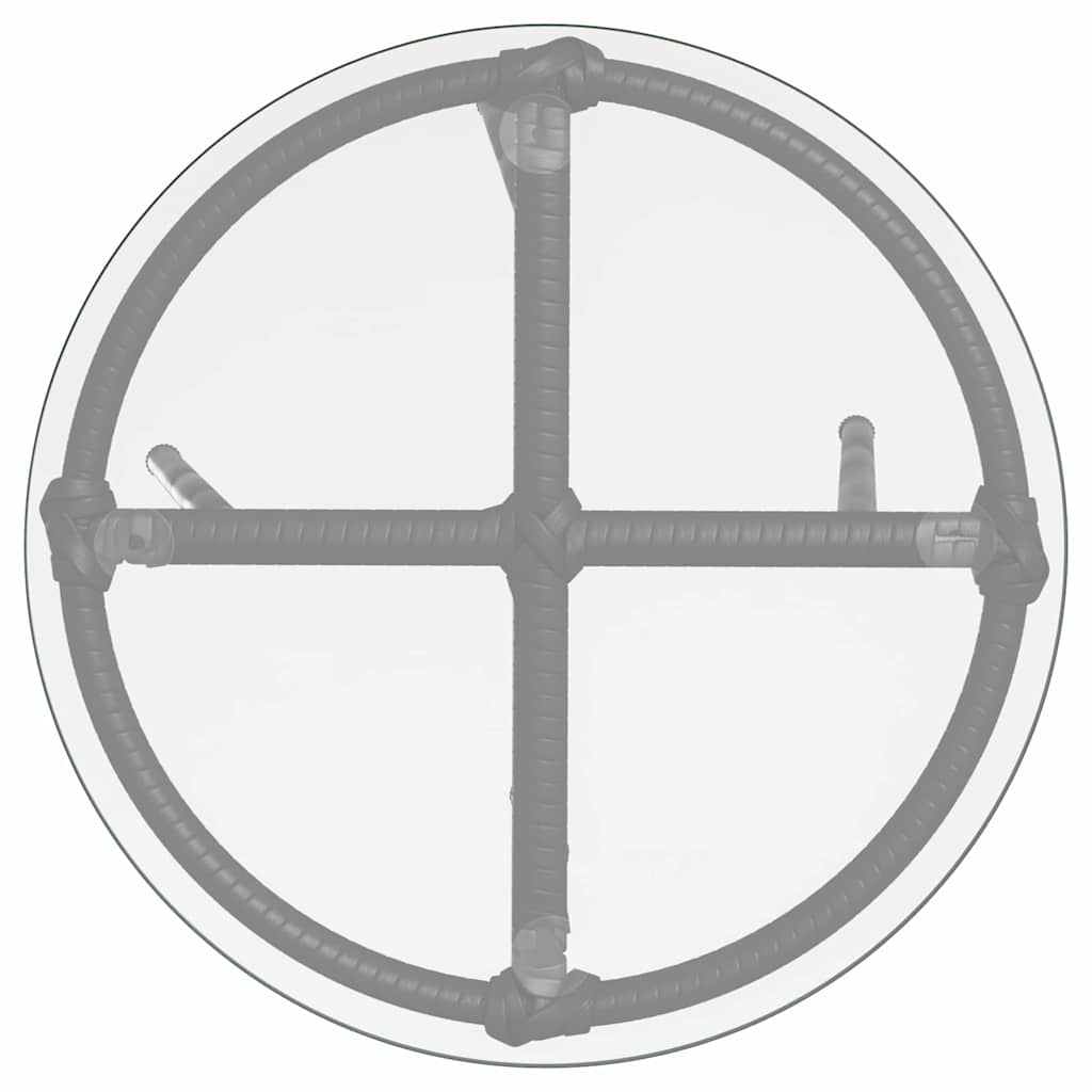 vidaXL Σέτ φαγητού για κήπο 3 pcs Καφέ και Κρέμα Πολυ rattan, ατσάλι