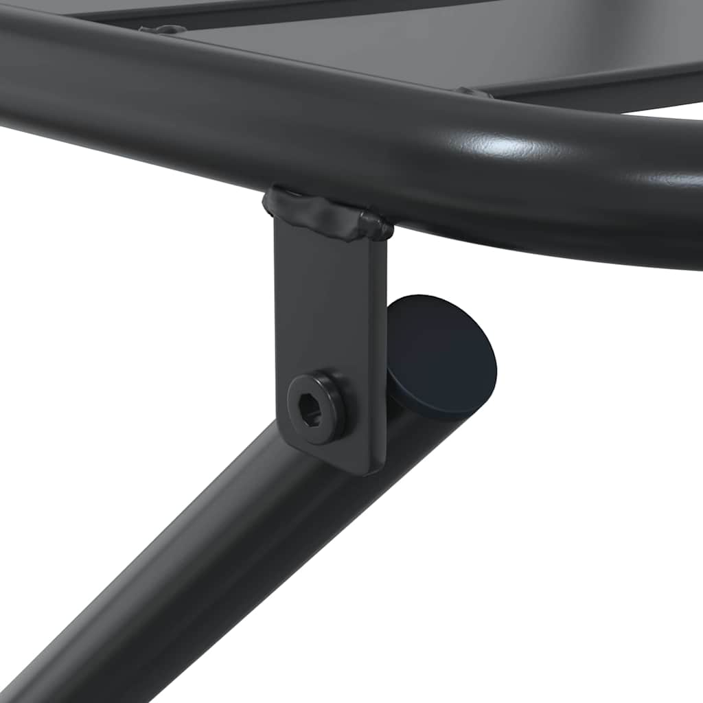 vidaXL Σετ μπιστρό 3 pcs Ανθρακί Ατσάλι