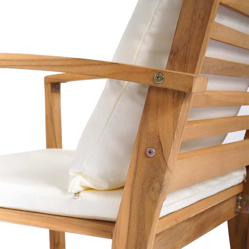 Σετ Καναπέ Κήπου 4 pcs Φυσικό Μασίφ ξύλο teak