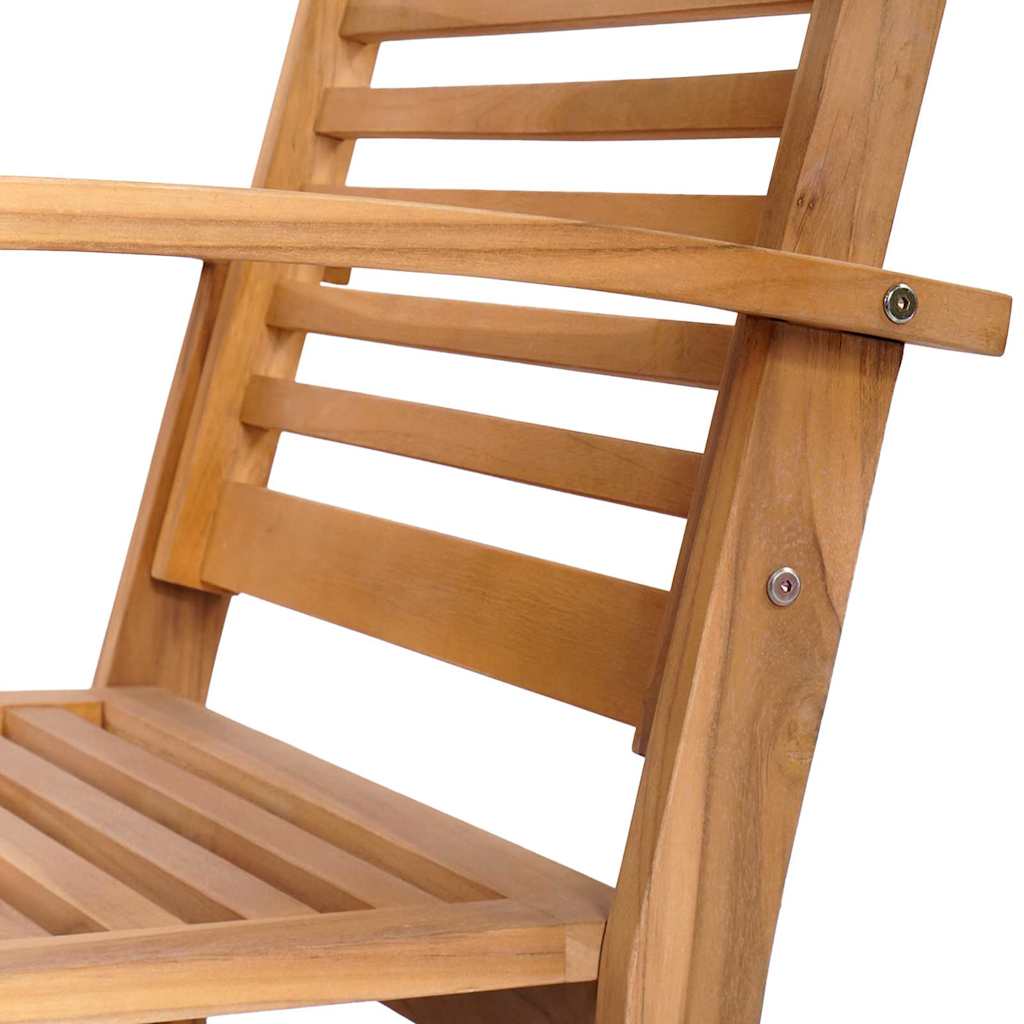 vidaXL Σετ Καναπέ Κήπου 5 pcs Φυσικό Μασίφ ξύλο teak