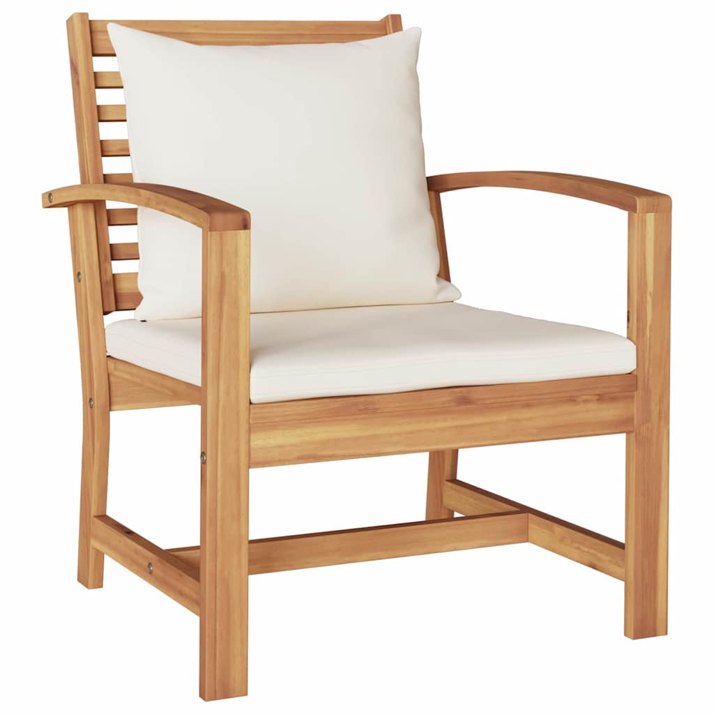 Σετ Καναπέ Κήπου 5 pcs Φυσικό Μασίφ ξύλο teak