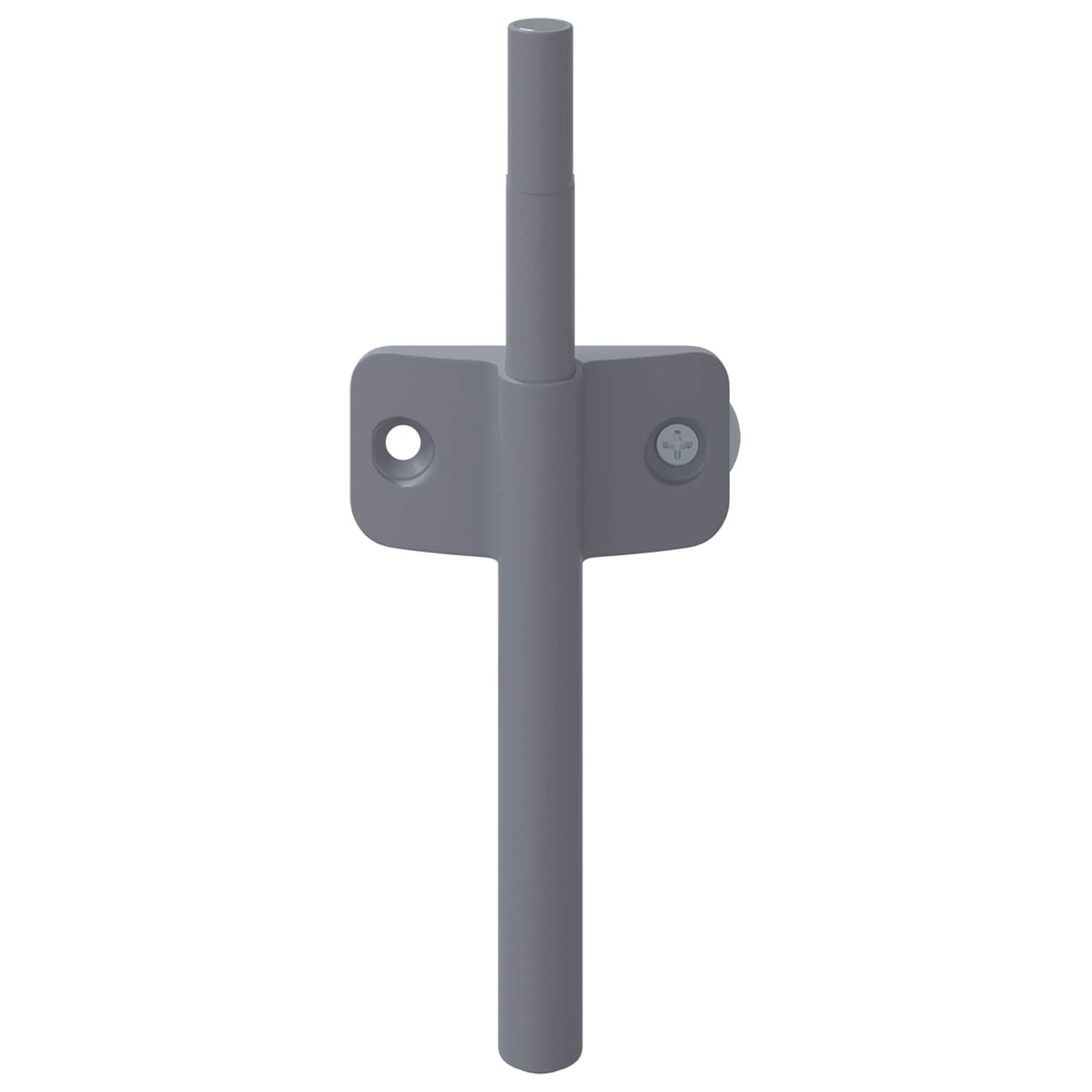 vidaXL Μαλακή κλειδαριά 2 pcs Γκρι 125 x 47 x 15 mm PP