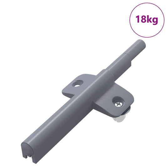 vidaXL Μαλακή κλειδαριά 1161 pcs Γκρι 125 x 47 x 15 mm PP