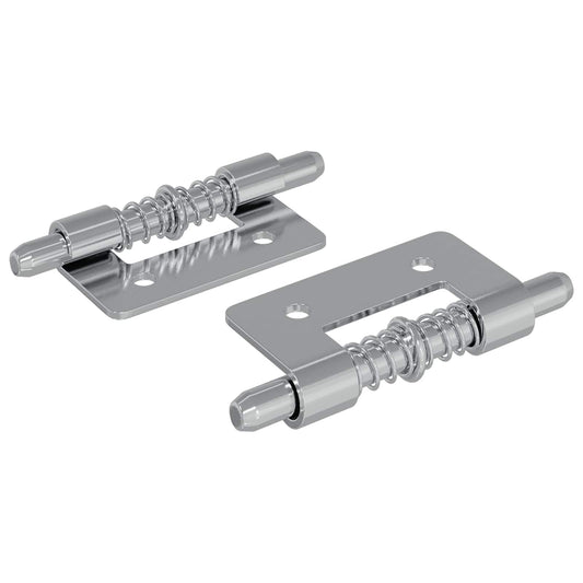 vidaXL Κλείστρο 2 pcs Ασημί 46 x 17 x 1,2 mm Ατσάλι