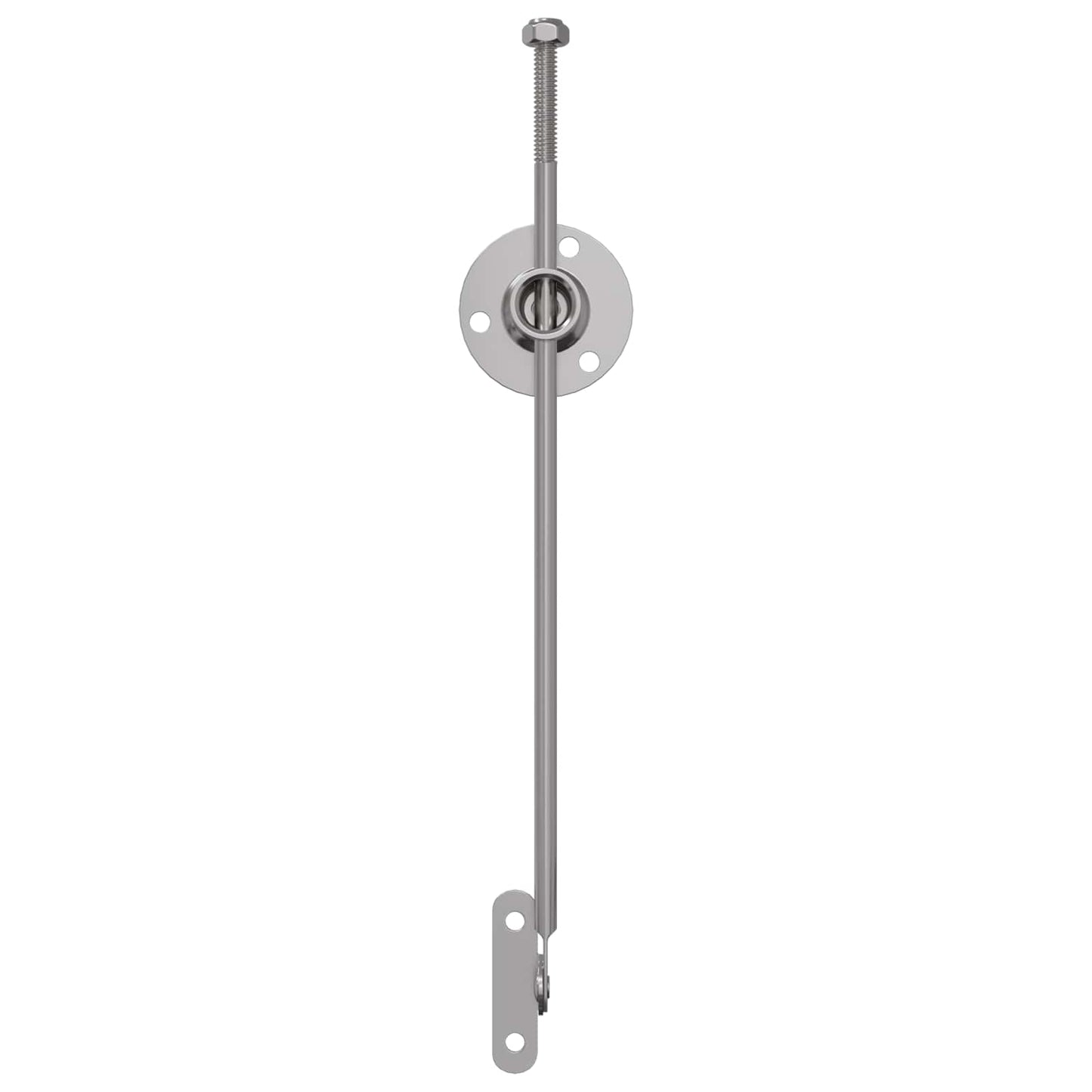 vidaXL Μεντεσές με ράβδο έλξης 2 pcs Ασημί 190 mm Σίδερο