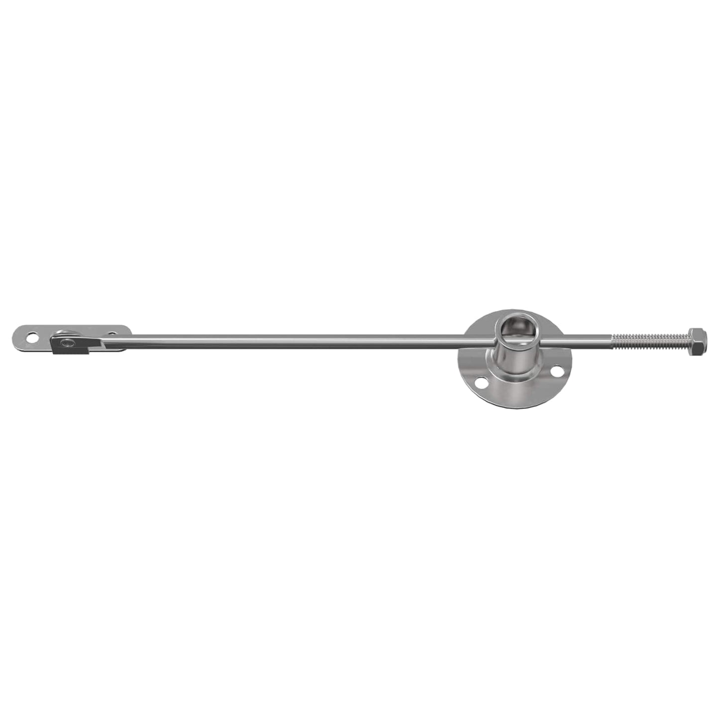 vidaXL Μεντεσές με ράβδο έλξης 2 pcs Ασημί 190 mm Σίδερο