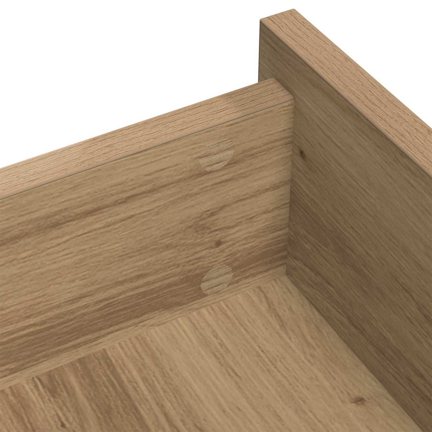 vidaXL Αυτοκόλλητη Κάλυψη Βιδών 2 pcs Artisan Oak Ø 20 x 0,5 mm