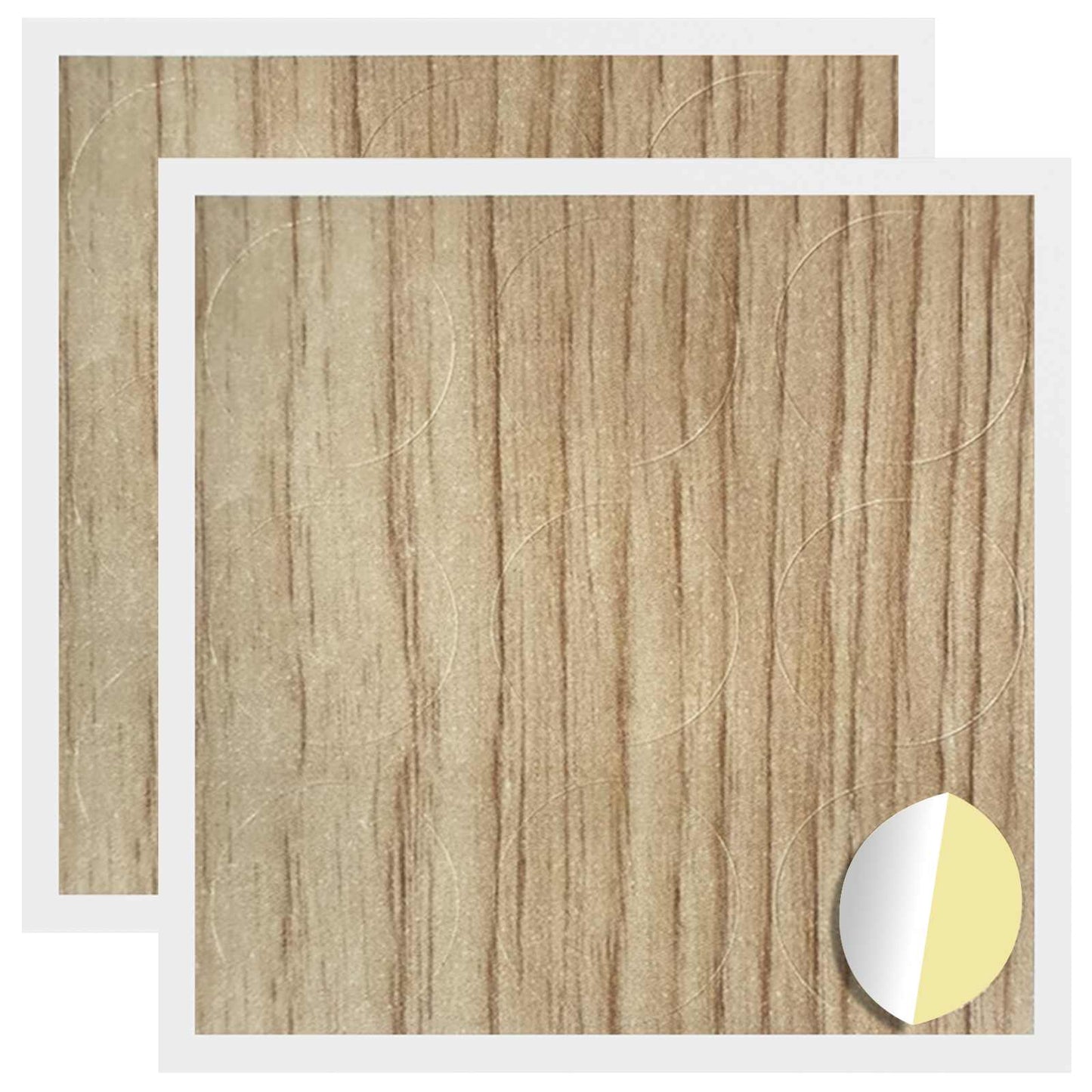 vidaXL Αυτοκόλλητη Κάλυψη Βιδών 2 pcs Artisan Oak Ø 20 x 0,5 mm