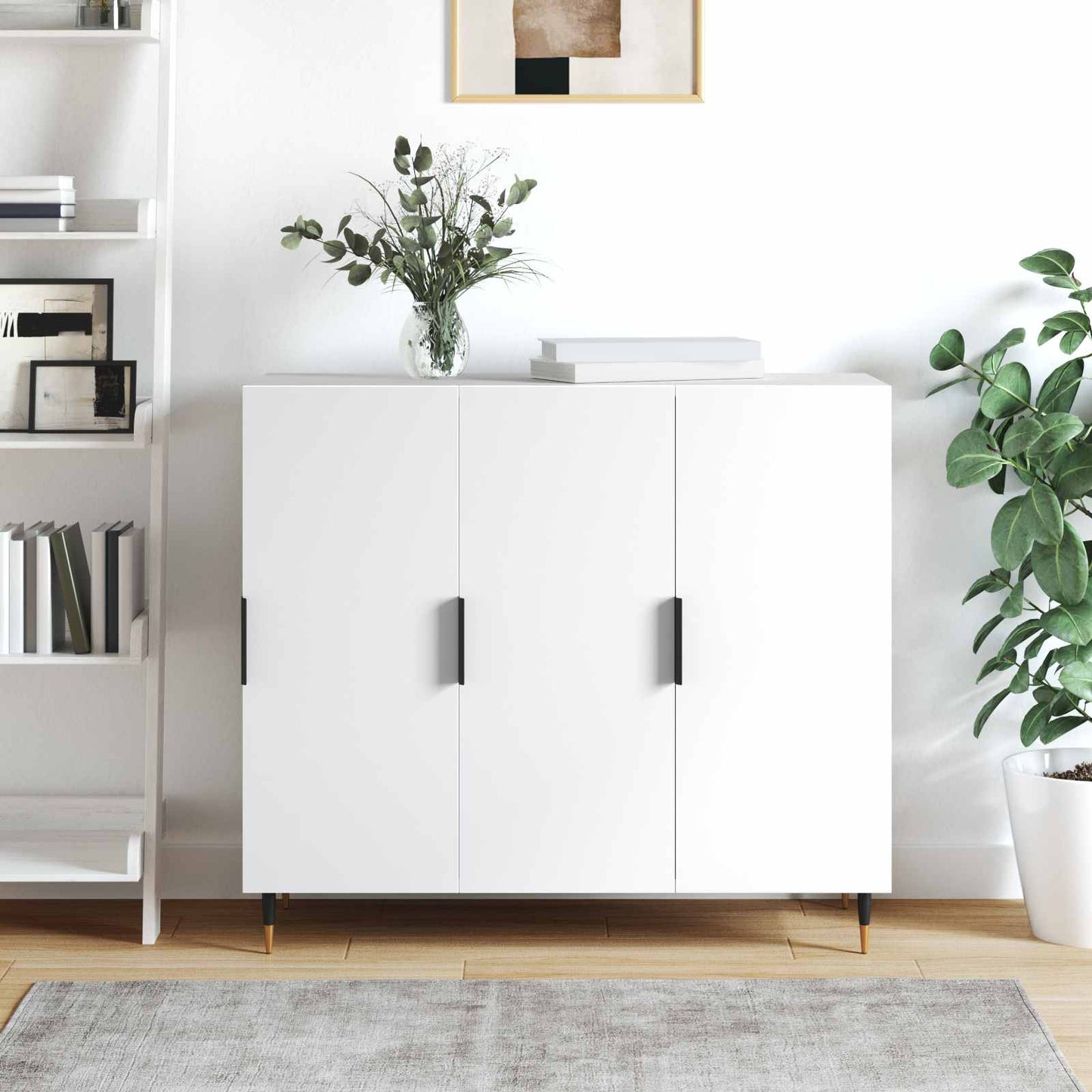 vidaXL Λαβή 2 pcs Μαύρο 120 x 39.6 x 17 χιλ. Αλουμίνιο