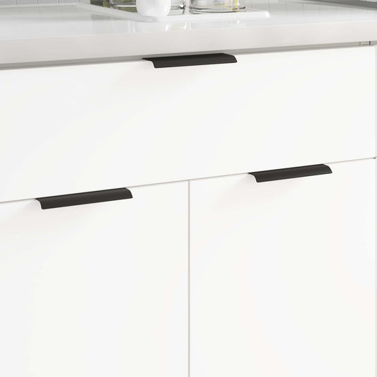 vidaXL Λαβή 725 τμχ. Μαύρο 120 x 39.6 x 17 χιλ. Αλουμίνιο