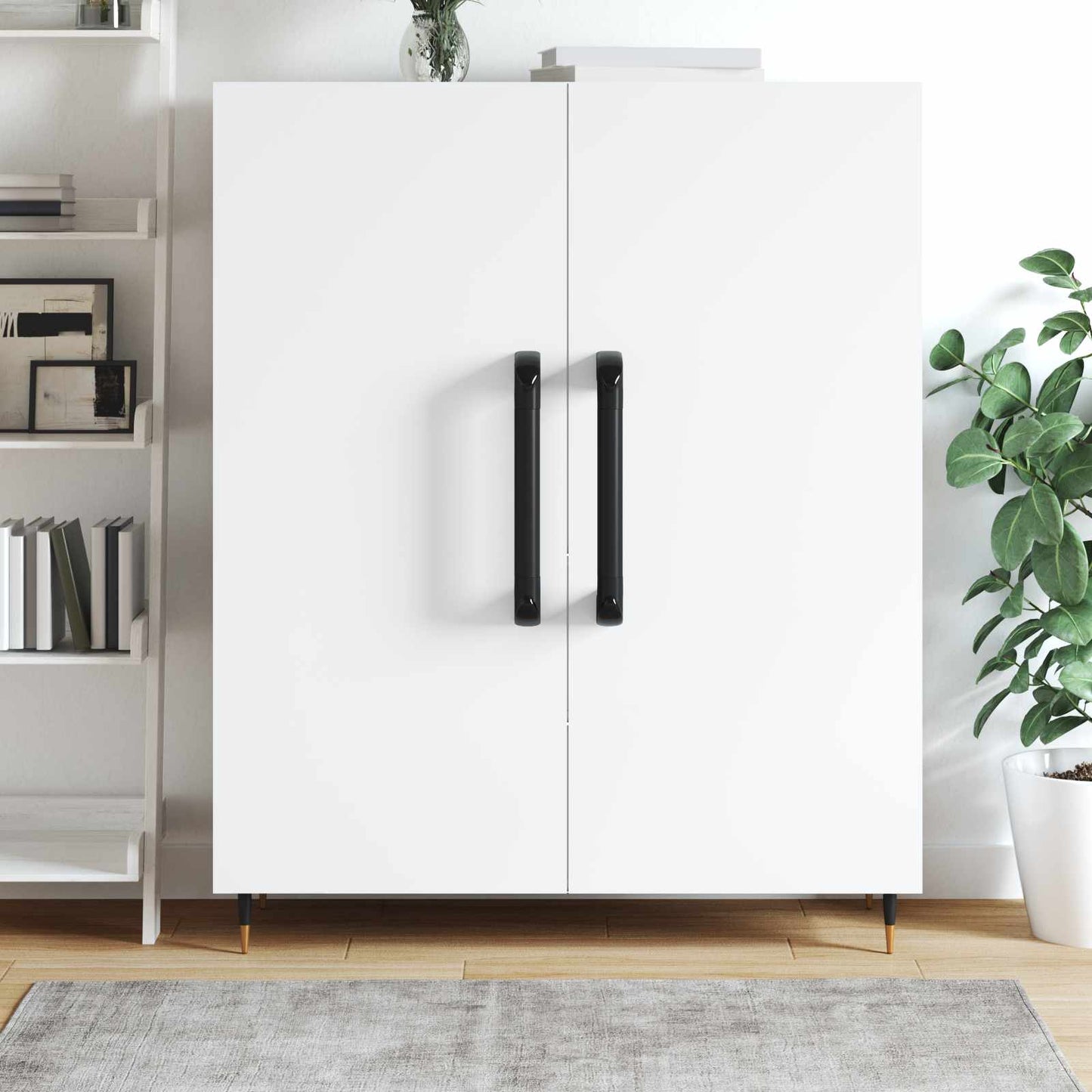 vidaXL Λαβή Μονόχρωμο 12 pcs Μαύρο 380 x 34 x 85 mm Αλουμίνιο και PP