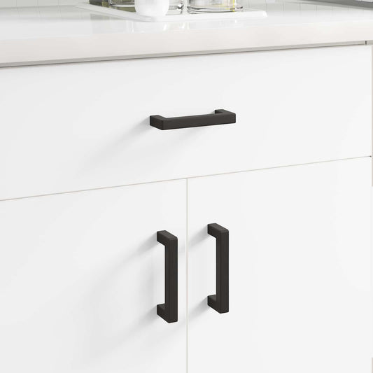 vidaXL Χειριστήριο Επίπλου 530 τμχ. Μαύρο 105 x 12 x 36 mm Σίδερο