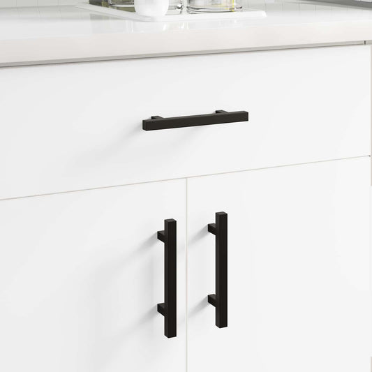 vidaXL Χειριστήριο Ντουλάπας 2 τεμ. Μαύρο 150 x 12,3 x 35,2 χιλ
