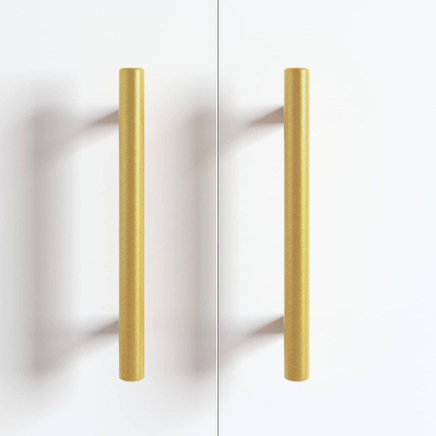 vidaXL Χειριστήριο Ντουλάπας 2 pcs Χρυσό 150 mm Ανοξείδωτο ατσάλι