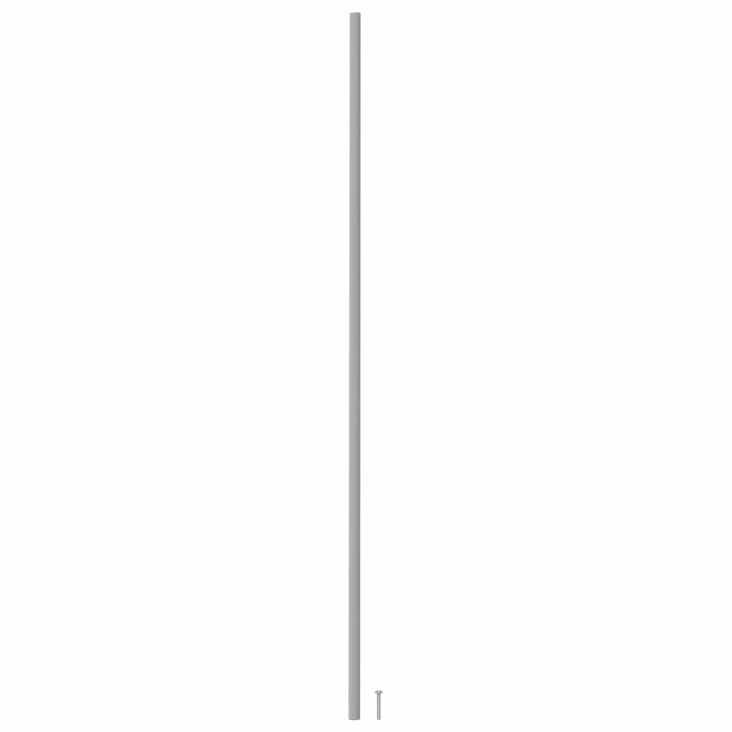 vidaXL Χειριστήριο Ντουλάπας 12 pcs Ασημί 1700mm Ανοξείδωτο ατσάλι