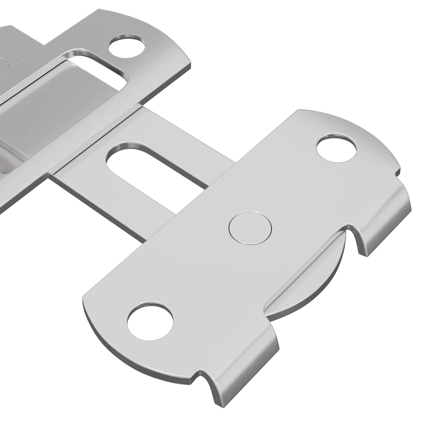 vidaXL Μεταλλικός κλειδαριάς πόρτας 423 pcs Ασημί 70 x 8 mm Ατσάλι