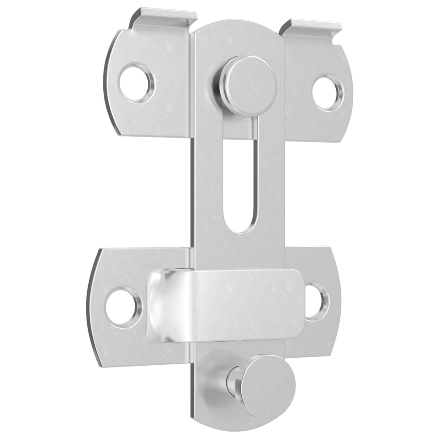 vidaXL Μεταλλικός κλειδαριάς πόρτας 423 pcs Ασημί 70 x 8 mm Ατσάλι