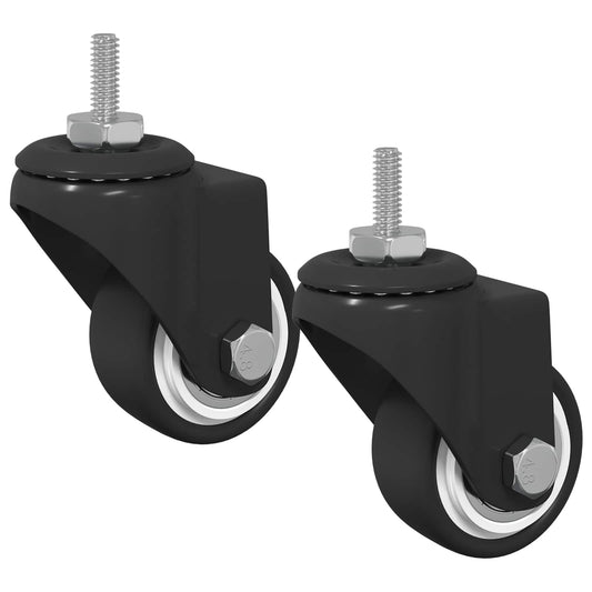 vidaXL Στρόφιγγα 2 pcs Μαύρο 40,4 x 40,4 x 19,7 χιλ Σίδερο και νάιλον