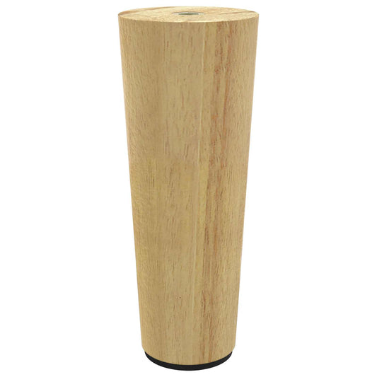 vidaXL Πόδια Επίπλων 2 pcs Καφέ Ø 44 x 100 mm Στερεό Ξύλο Ευκαλύπτου