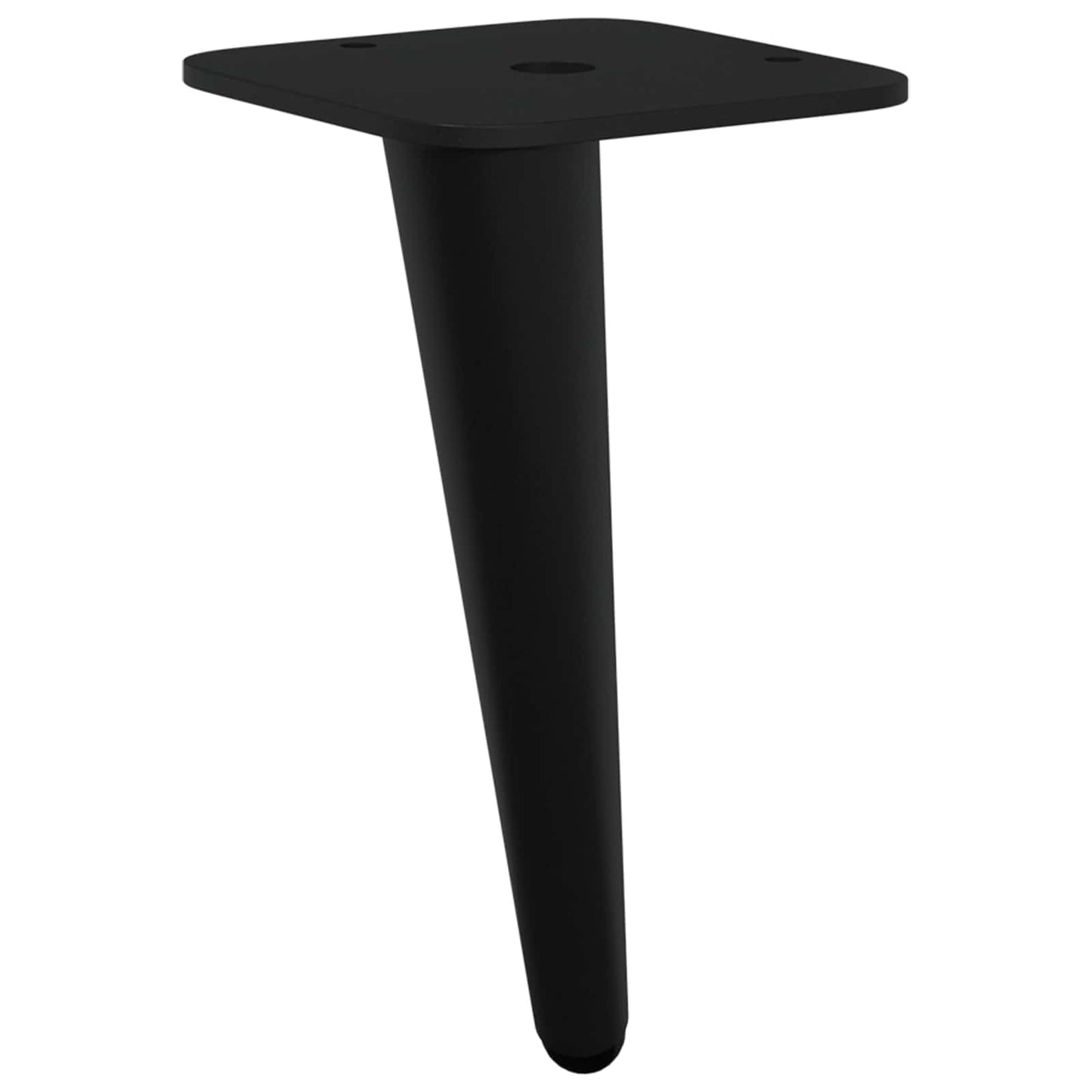 vidaXL Σταντ Πόδια 12 pcs Μαύρο 56 x 56 x 100 mm Σίδερο