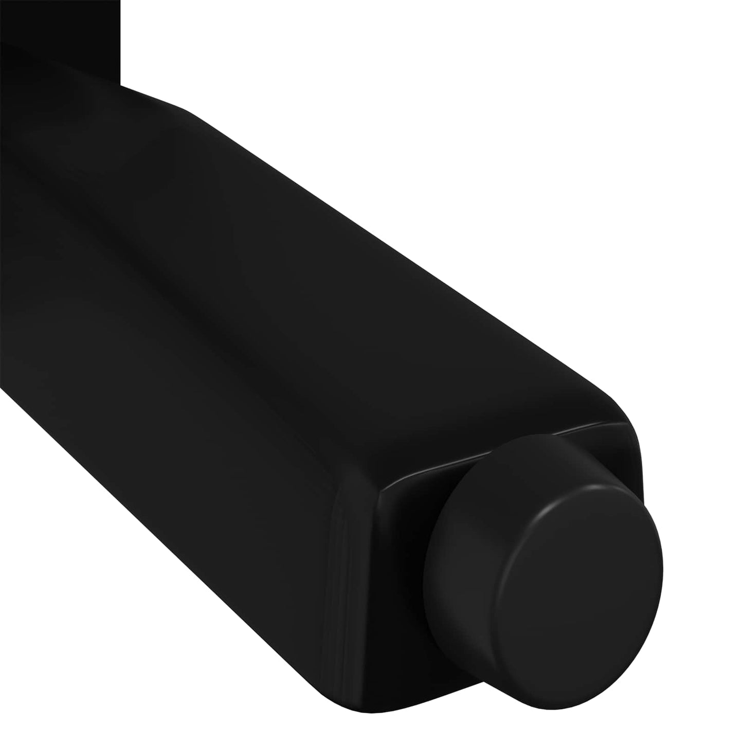 vidaXL Στηρίγματα 12 pcs Μαύρο 40 x 40 x 100 mm Σίδερο