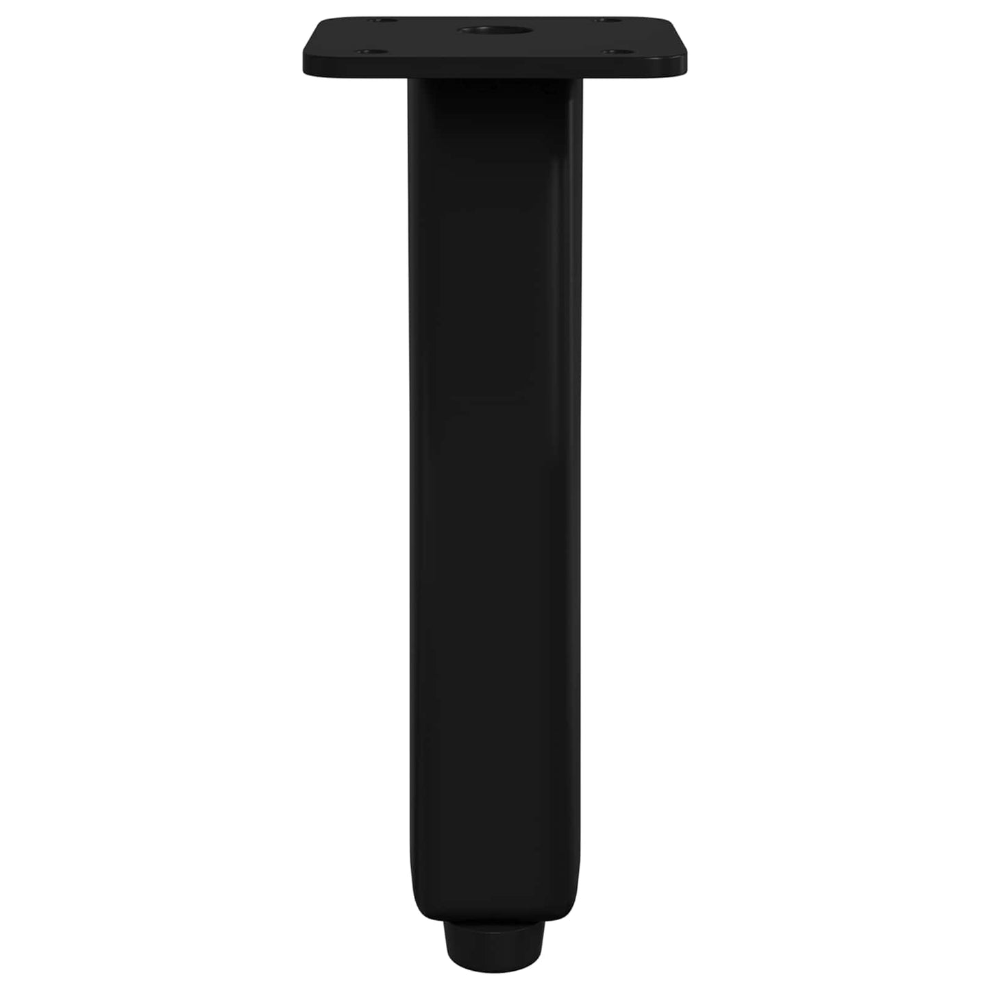 vidaXL Στηρίγματα 12 pcs Μαύρο 40 x 40 x 100 mm Σίδερο