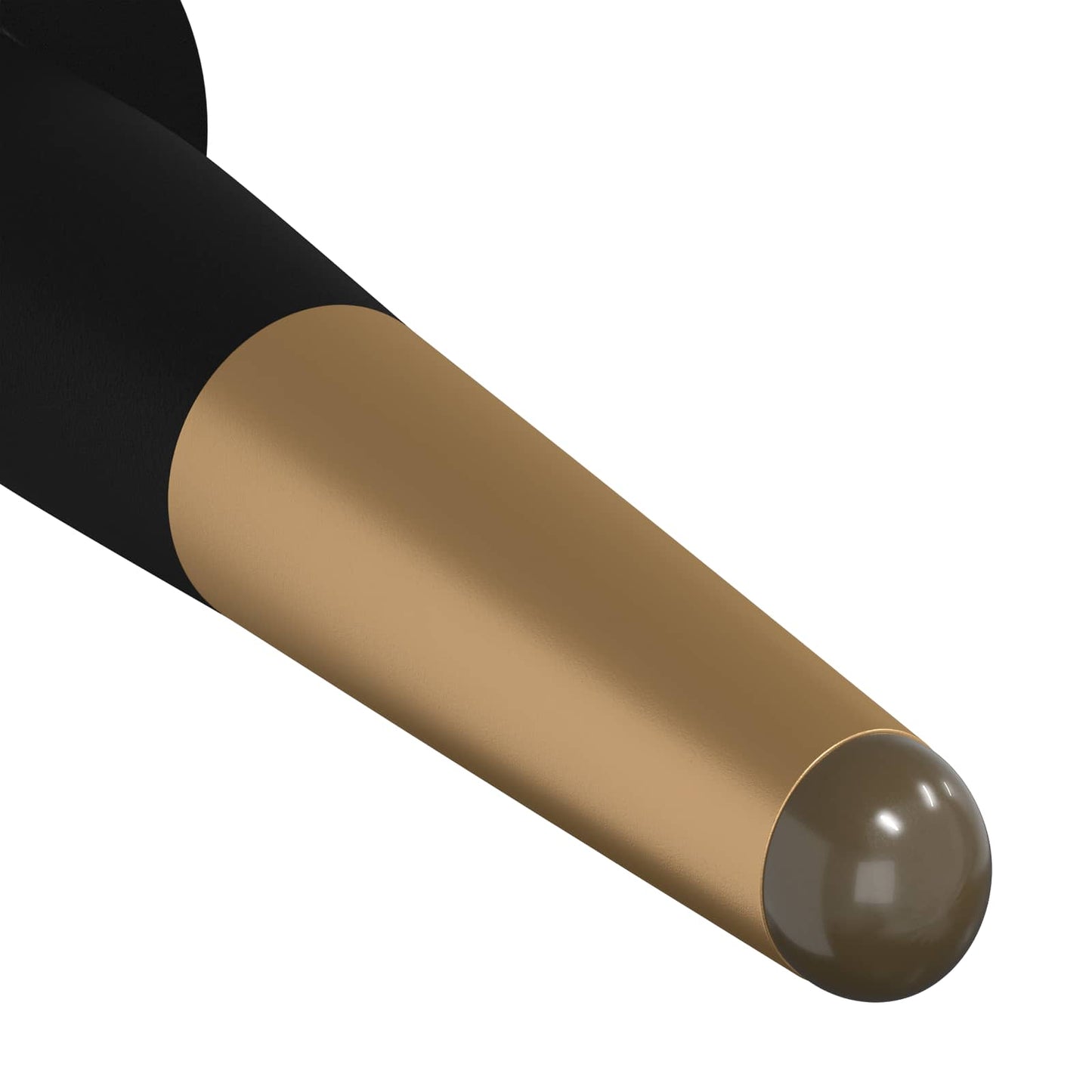 vidaXL Πόδια Επίπλων 2 pcs Μαύρο και Χρυσό Ø 40 x 98 mm Σίδερο