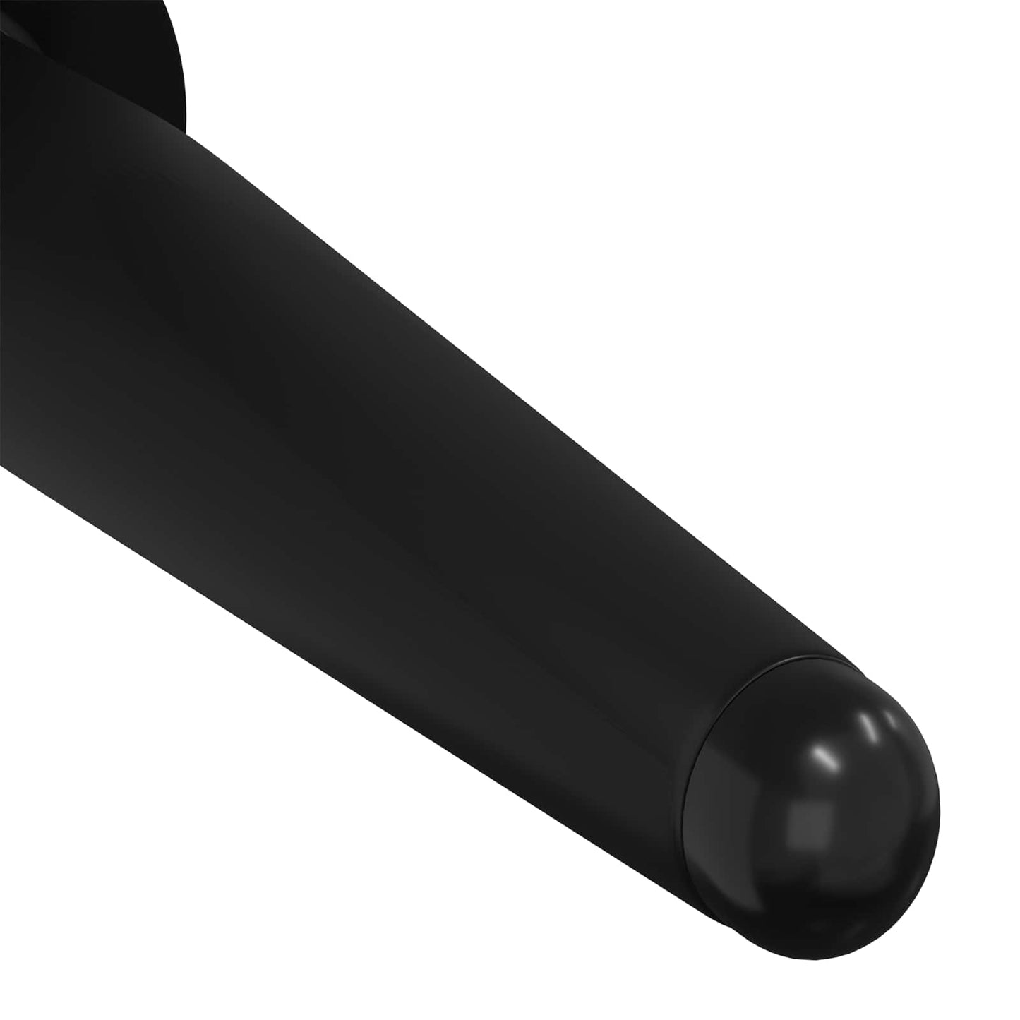 vidaXL Πόδια Επίπλων 2 pcs Μαύρο Ø 40 x 98 mm Σίδερο