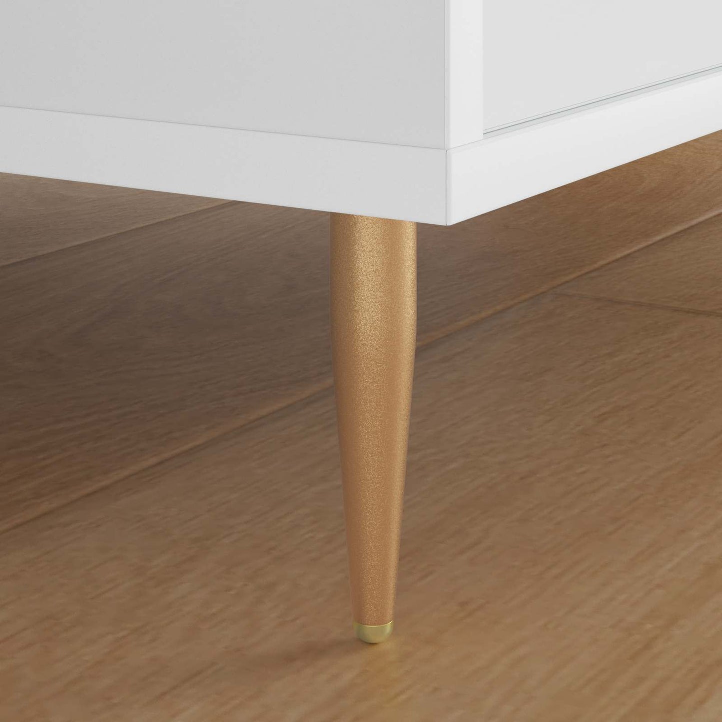 vidaXL Στηρίγματα 2 τμχ. Χρυσό 98 x 40 mm Σίδερο