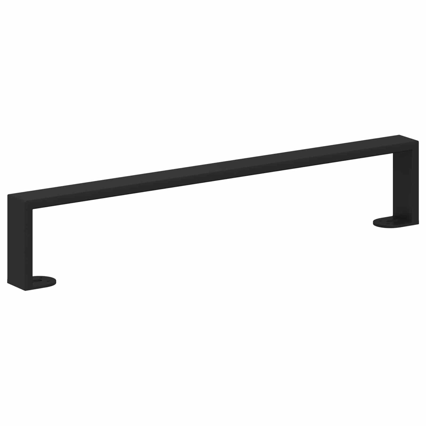 vidaXL Πόδια Επίπλων 2 pcs Μαύρο 546 x 40,5 x 100 χιλ Σίδερο
