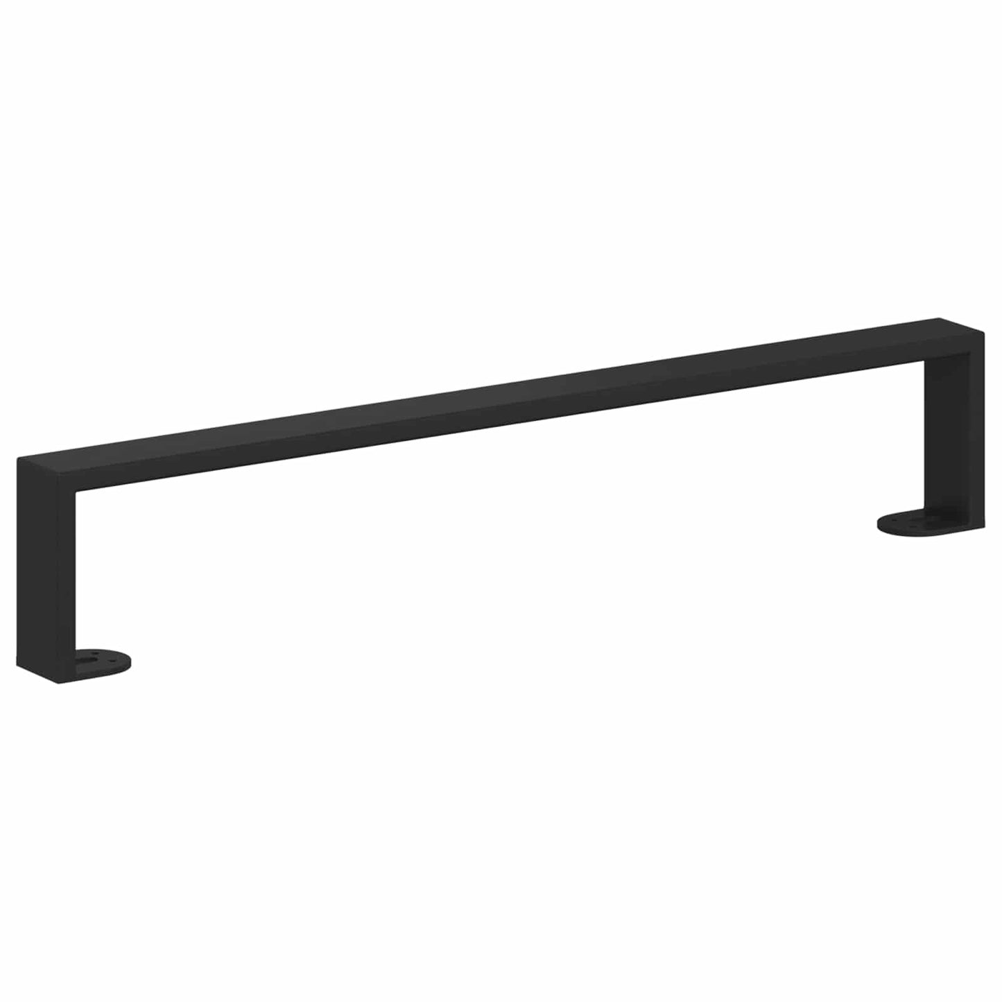 vidaXL Πόδια Επίπλων 2 pcs Μαύρο 546 x 40,5 x 100 χιλ Σίδερο