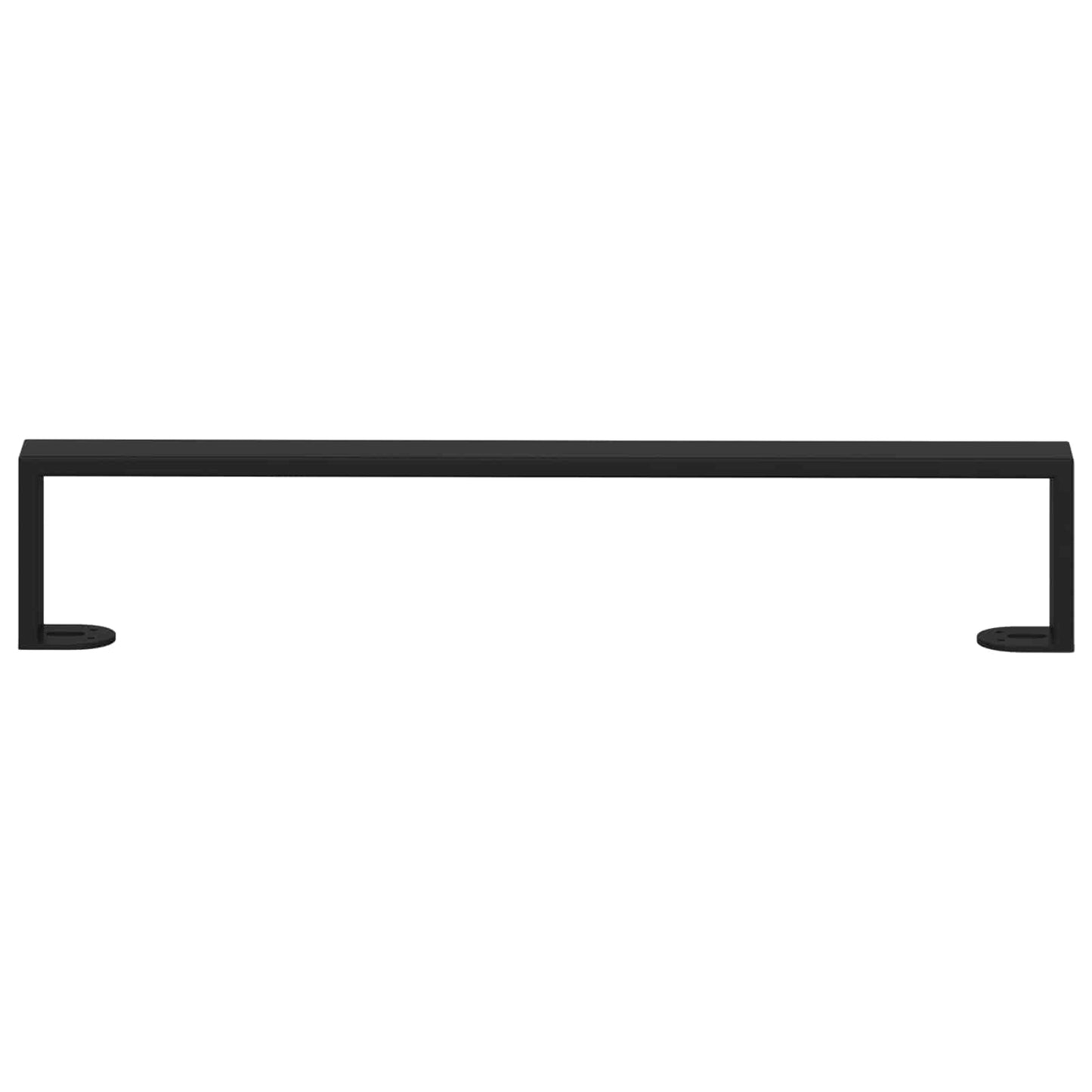 vidaXL Πόδια Επίπλων 2 pcs Μαύρο 546 x 40,5 x 100 χιλ Σίδερο
