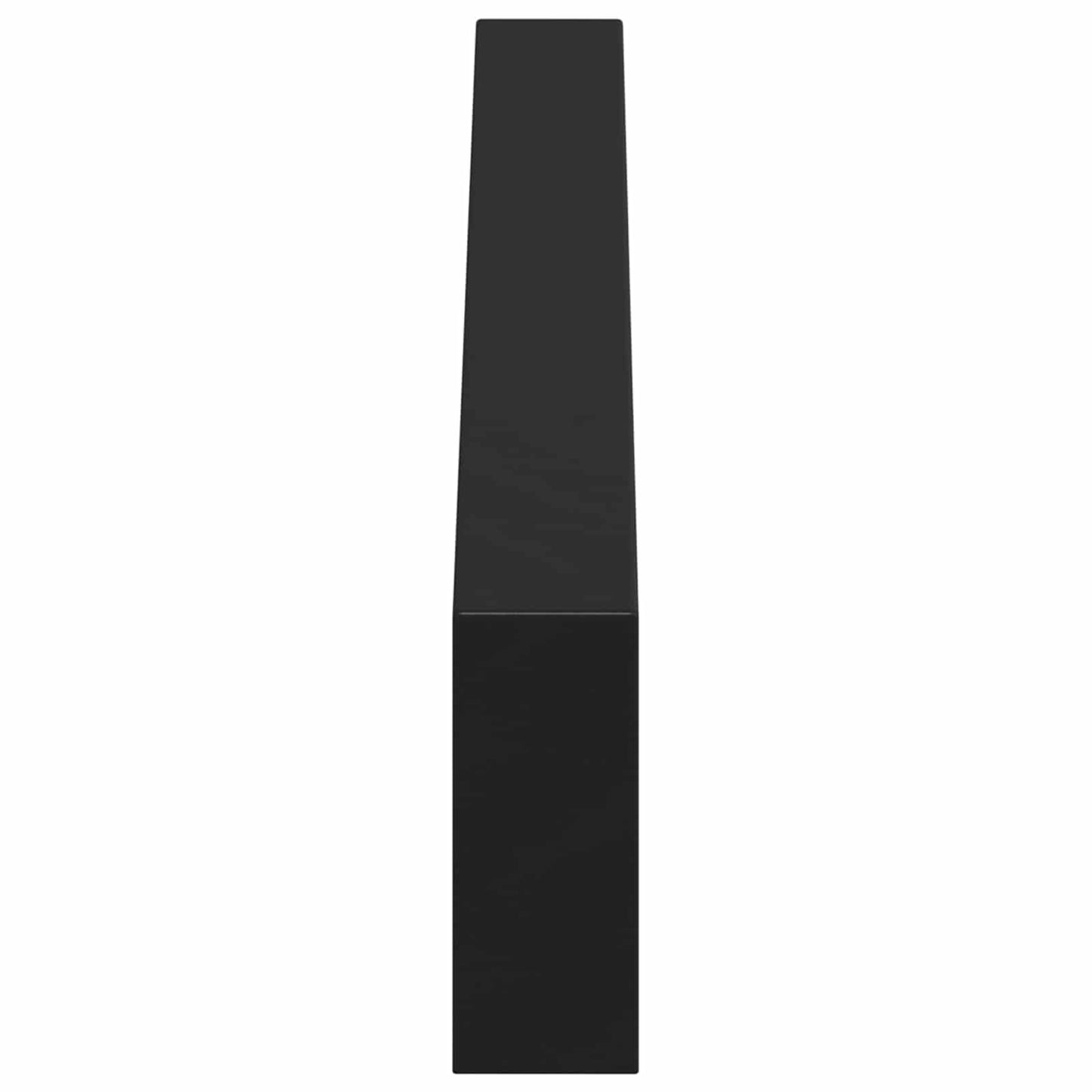 vidaXL Πόδια Επίπλων 2 pcs Μαύρο 546 x 40,5 x 100 χιλ Σίδερο