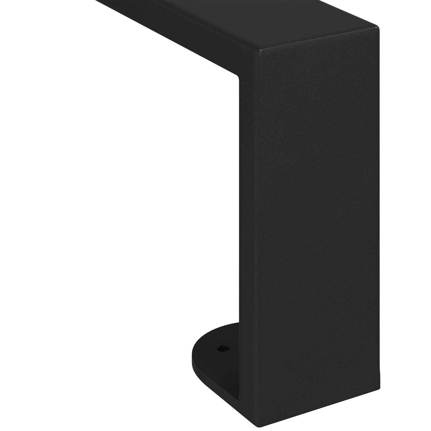 vidaXL Πόδια Επίπλων 12 pcs Μαύρο 546 x 40,5 x 100 χιλ Σίδερο