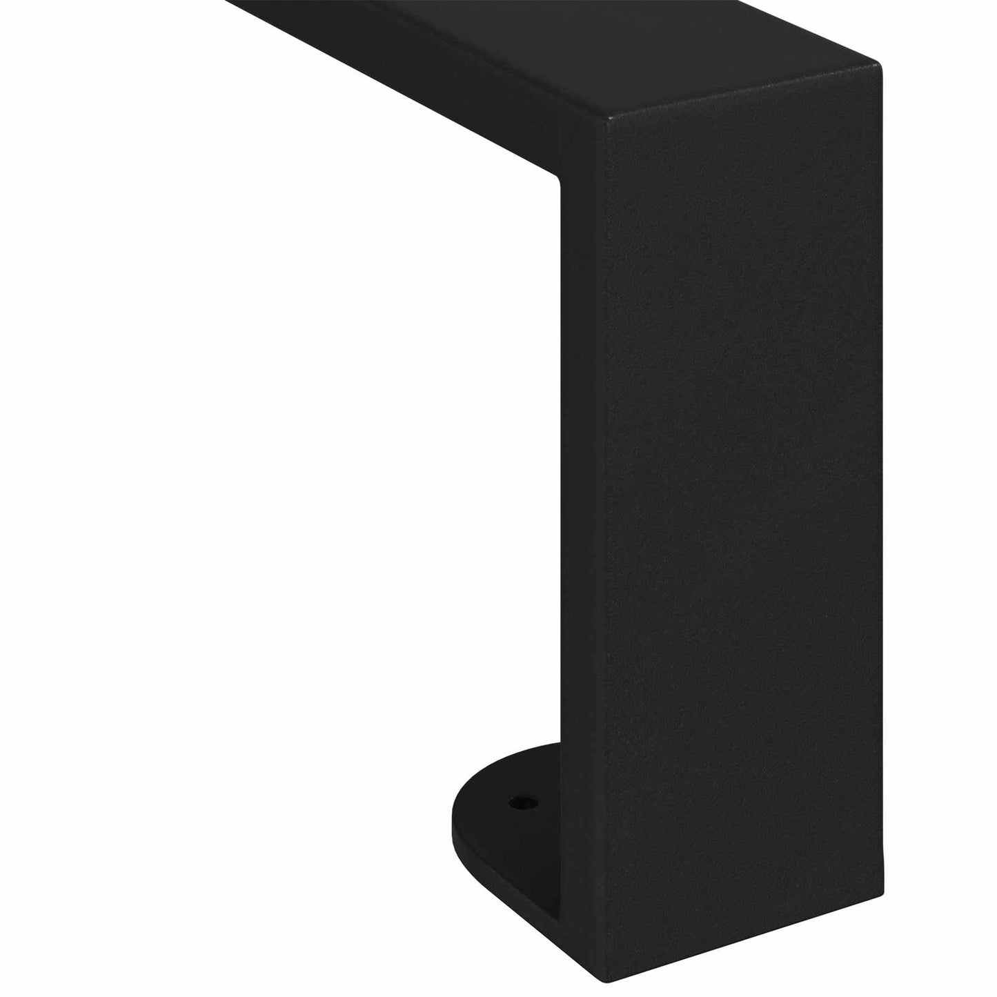 vidaXL Πόδια Επίπλων 2 pcs Μαύρο 596 x 40,5 x 100 χιλ Σίδερο