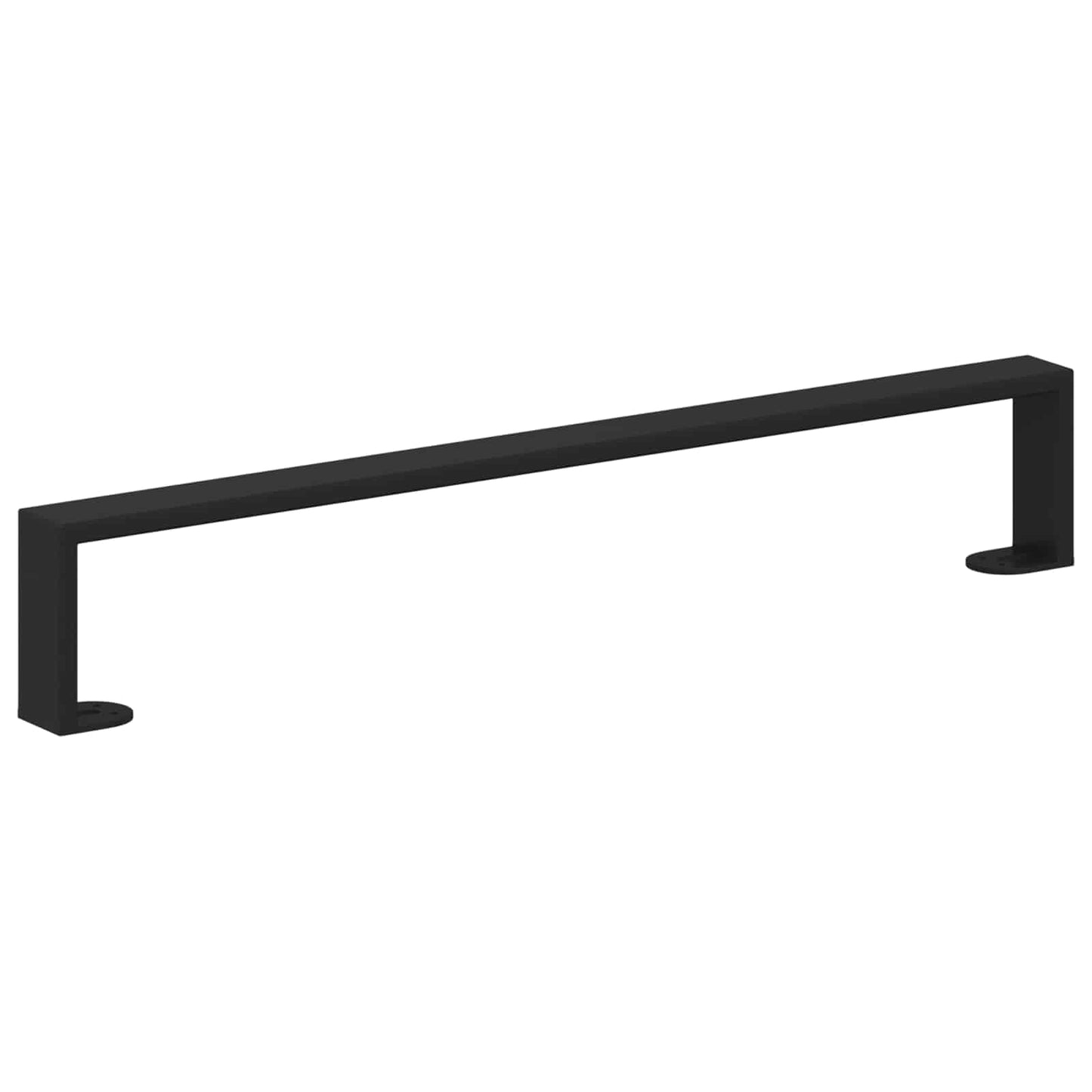 vidaXL Πόδια Επίπλων 2 pcs Μαύρο 596 x 40,5 x 100 χιλ Σίδερο