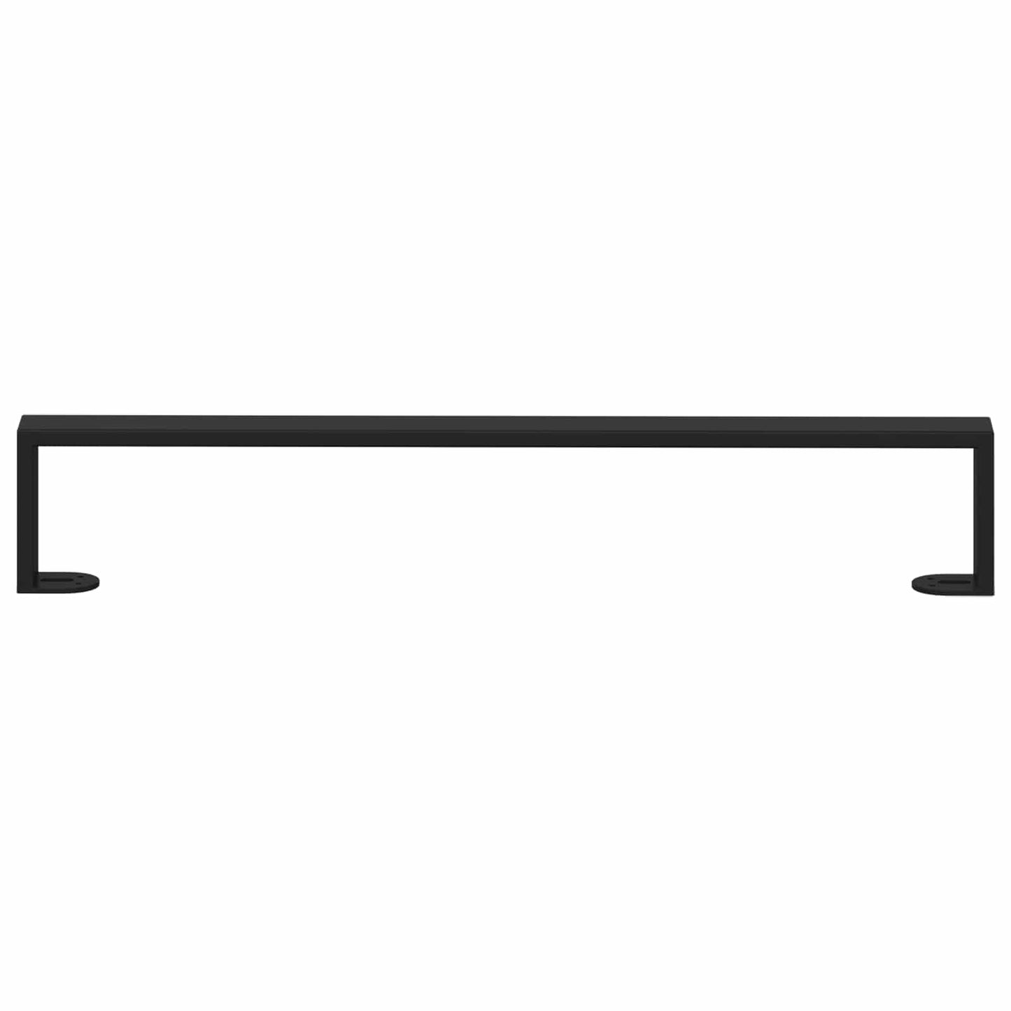 vidaXL Πόδια Επίπλων 2 pcs Μαύρο 596 x 40,5 x 100 χιλ Σίδερο