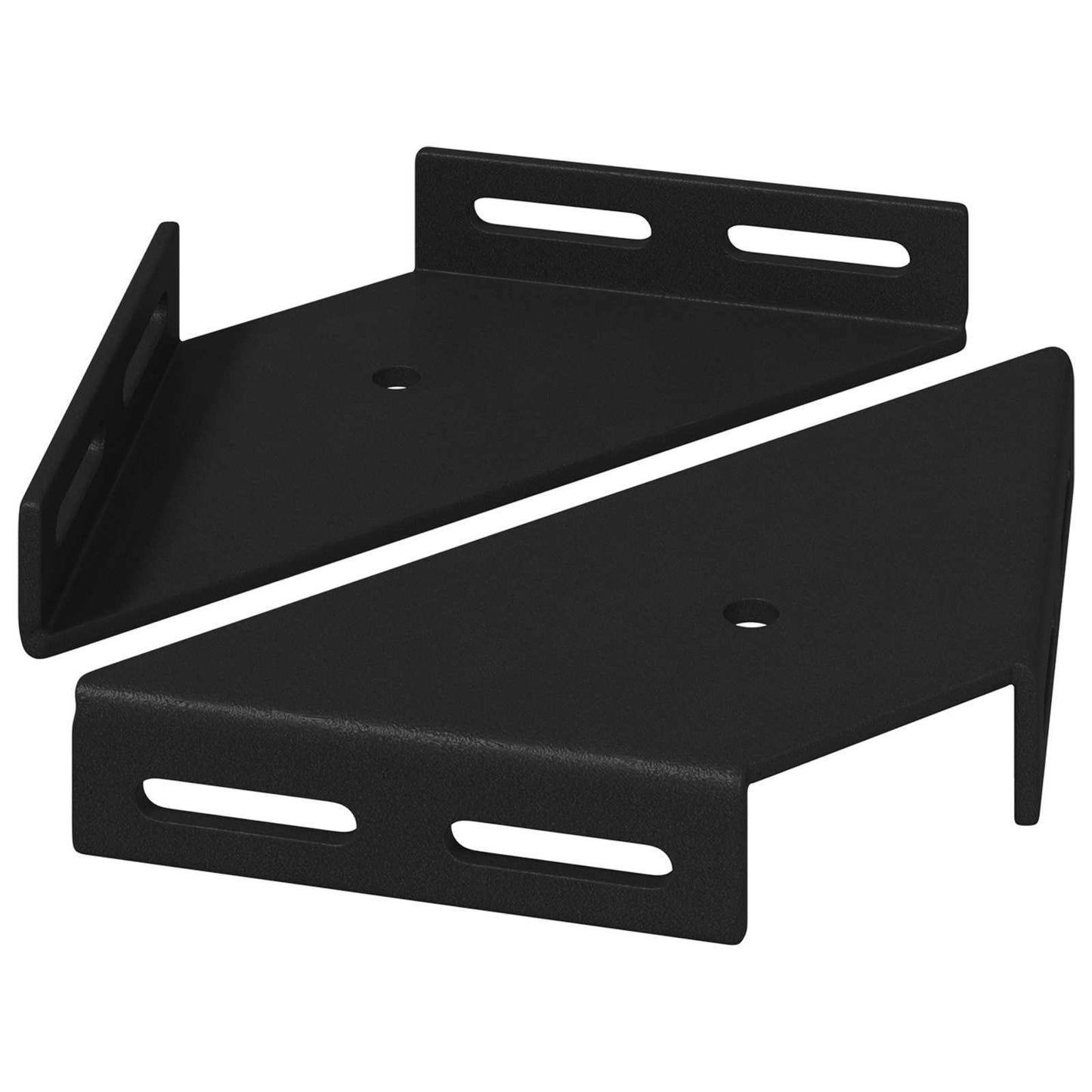 vidaXL Βραχίονας Γωνίας 2 pcs Μαύρο 138,5 x 50,5 x 16 mm Σίδερο