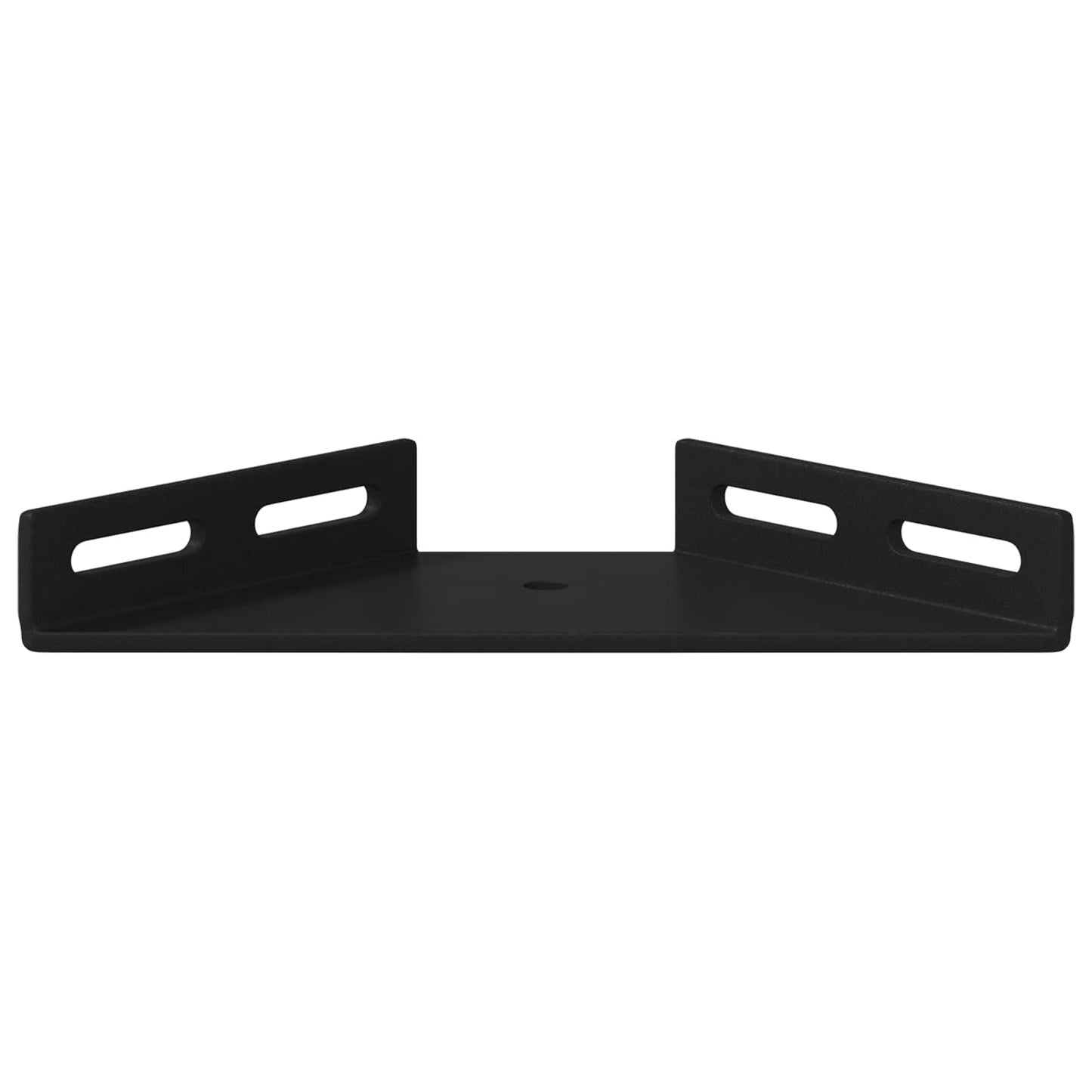 vidaXL Βραχίονας Γωνίας 2 pcs Μαύρο 138,5 x 50,5 x 16 mm Σίδερο