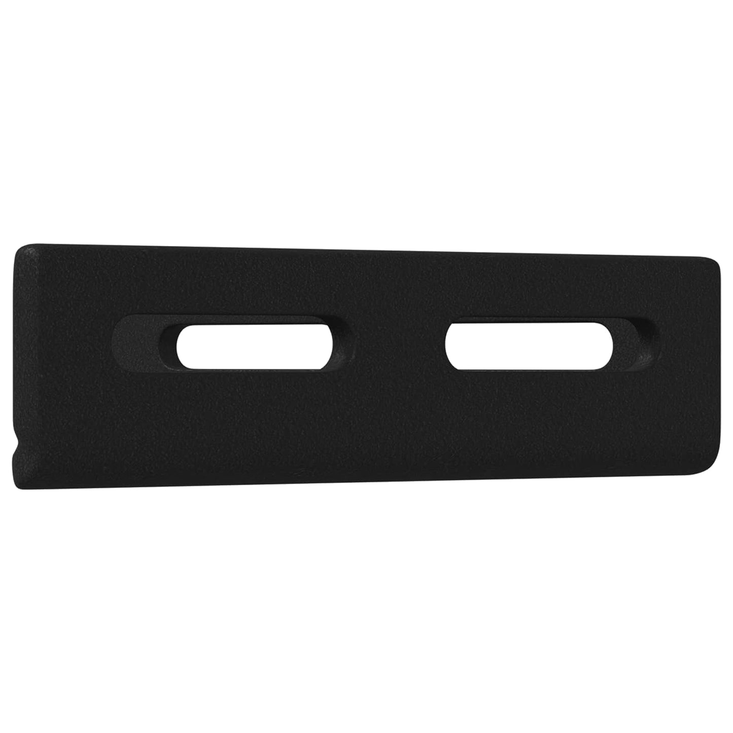 vidaXL Βραχίονας Γωνίας 2 pcs Μαύρο 138,5 x 50,5 x 16 mm Σίδερο