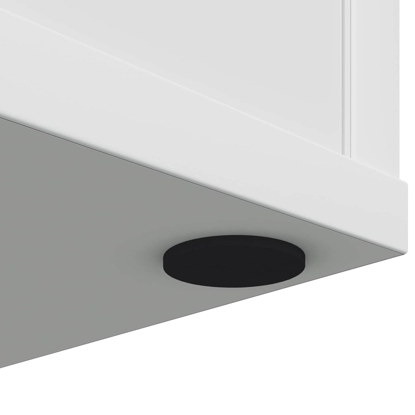 vidaXL Πάτοι Επίπλων 2 pcs Μαύρο Ø 30 x 2 mm EVA