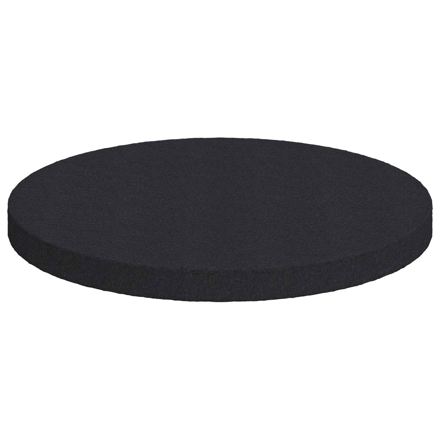 vidaXL Πάτοι Επίπλων 2 pcs Μαύρο Ø 30 x 2 mm EVA