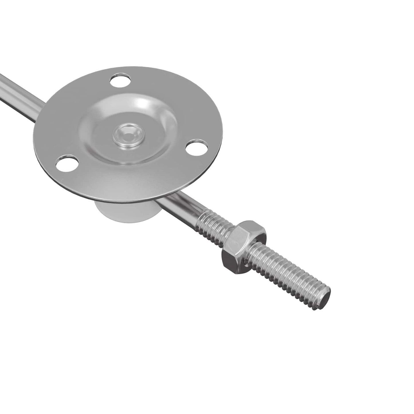 vidaXL Μεντεσές στήριξης καπακιού 2 pcs Ασημί 194 x 36 x 18 mm Σίδερο