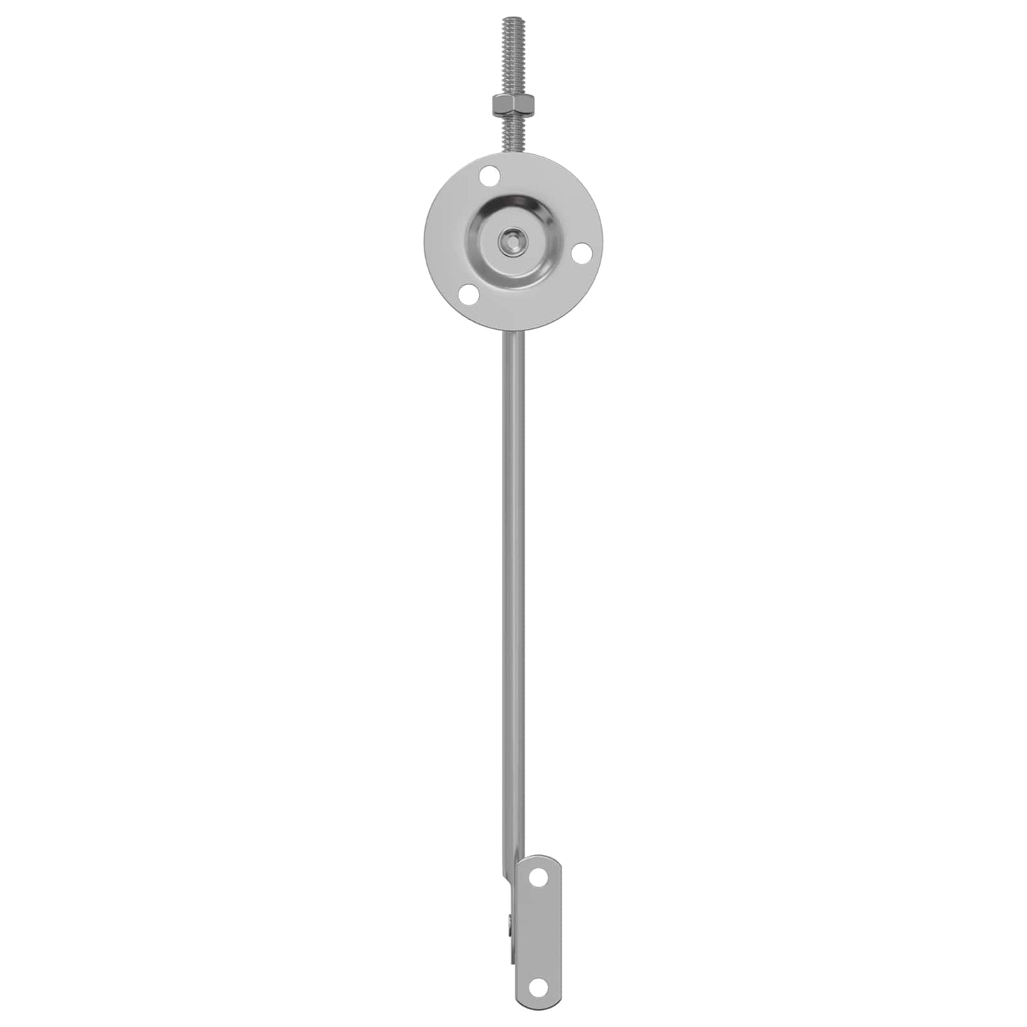 vidaXL Μεντεσές στήριξης καπακιού 2 pcs Ασημί 194 x 36 x 18 mm Σίδερο