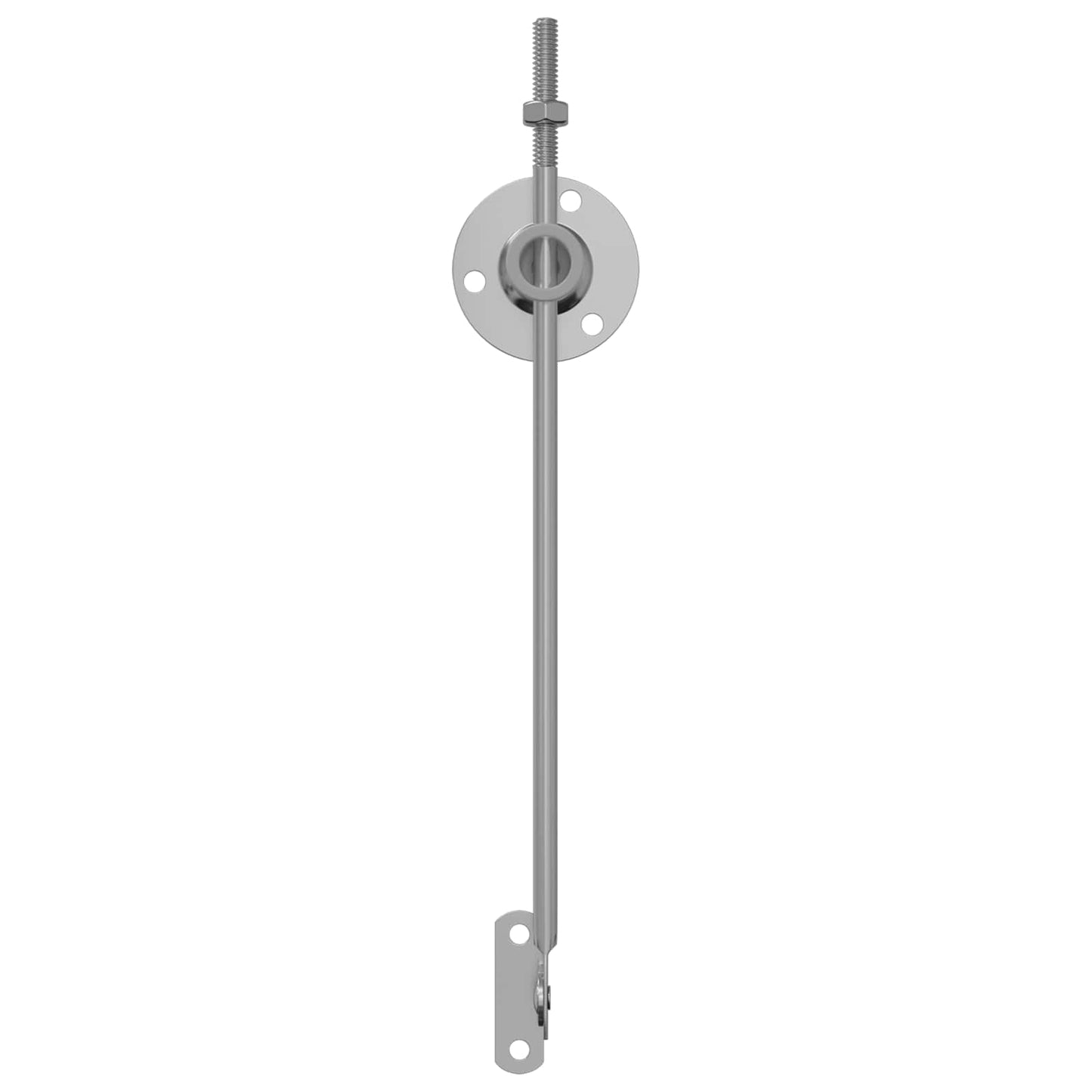 vidaXL Μεντεσές στήριξης καπακιού 12 pcs Ασημί 194 x 36 x 18 mm Σίδερο