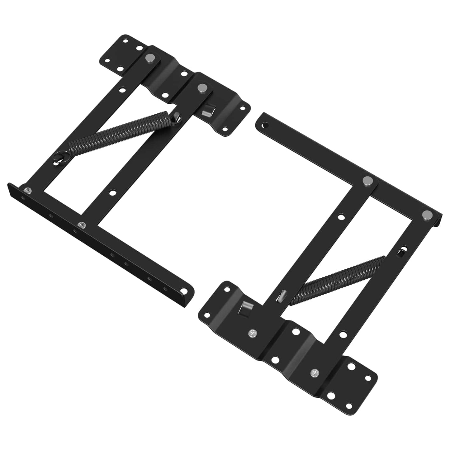 vidaXL Μηχανισμός Ανύψωσης Κρεβατιού 2 pcs Μαύρο 340 x 95 x 40 χιλ