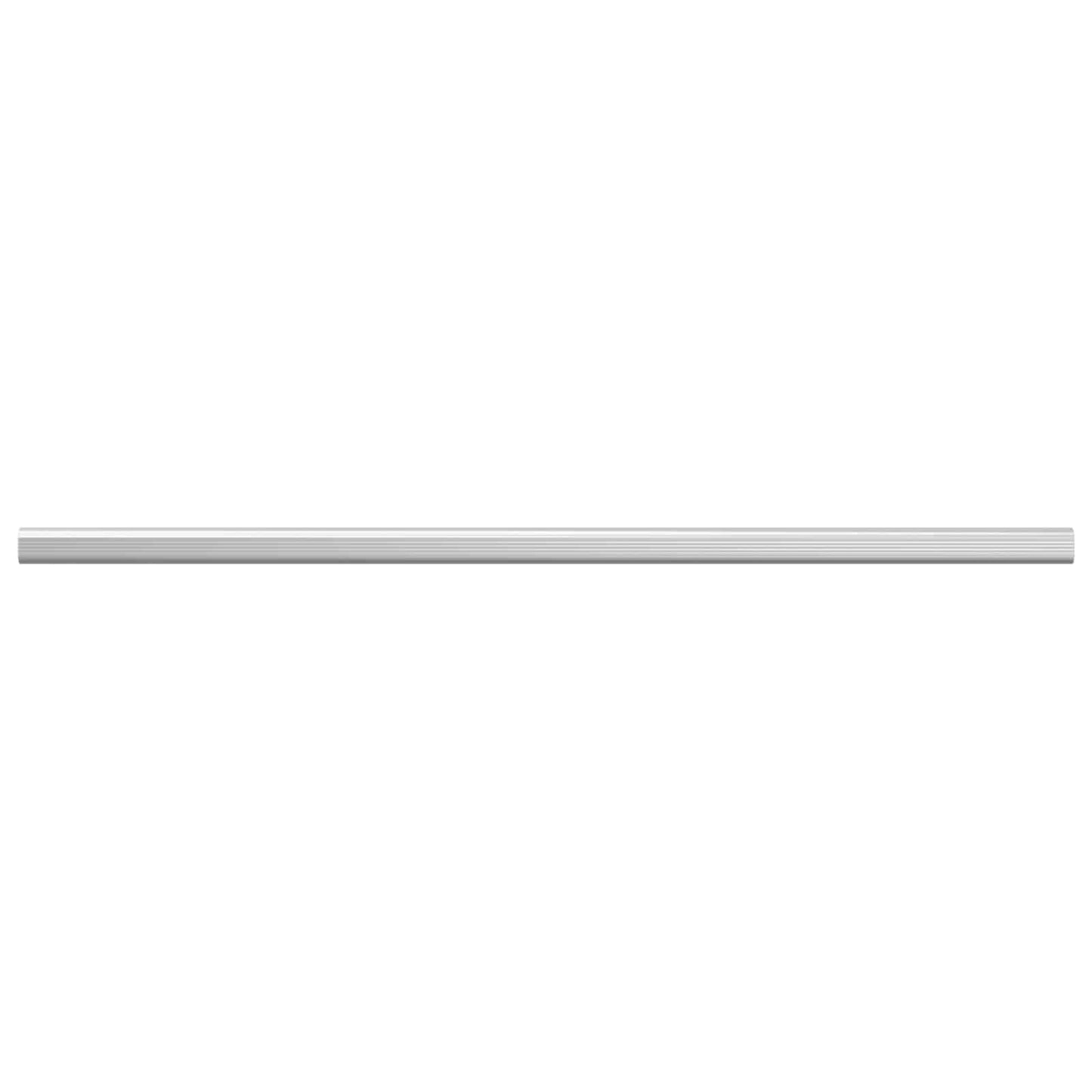 vidaXL Ράβδος Ντουλάπας 2 pcs Ασημί 864 x 15 x 29 mm Αλουμινένιο Κράμα