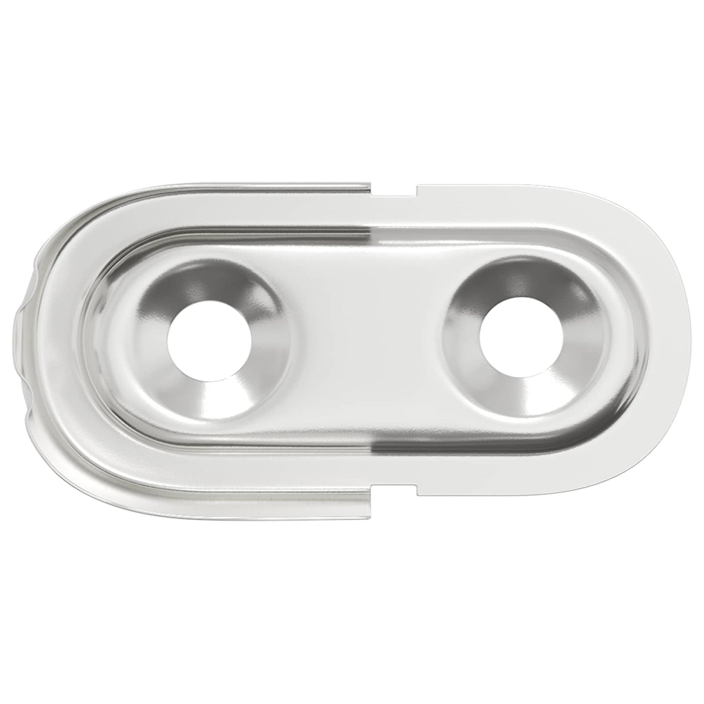 vidaXL Βραχίοντας ράγας ντουλάπας 12 pcs Άσπρος Ψευδάργυρος Σίδερο